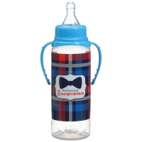 Подарочный детский набор «Джентльмен»: бутылочки для кормления 150 и 250 мл, прямые, от 0 мес., цвет голубой Подарочный детский набор «Джентльмен»: бутылочки для кормления 150 и 250 мл, прямые, от 0 мес., цвет голубой