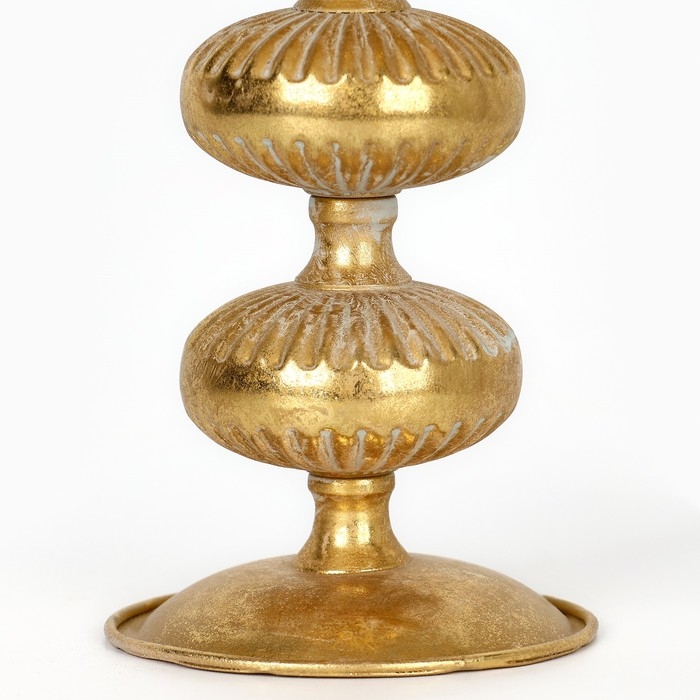 Подсвечник металл «Ярусы» для одной свечи 16 х 16 х 25 см Подсвечник металл «Ярусы» для одной свечи 16 х 16 х 25 см