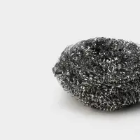 Губка для посуды Доляна, металлическая, спираль, 7&times;7&times;3.5 см