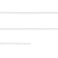 Круглая резинка Chapu M, белая, 60 см