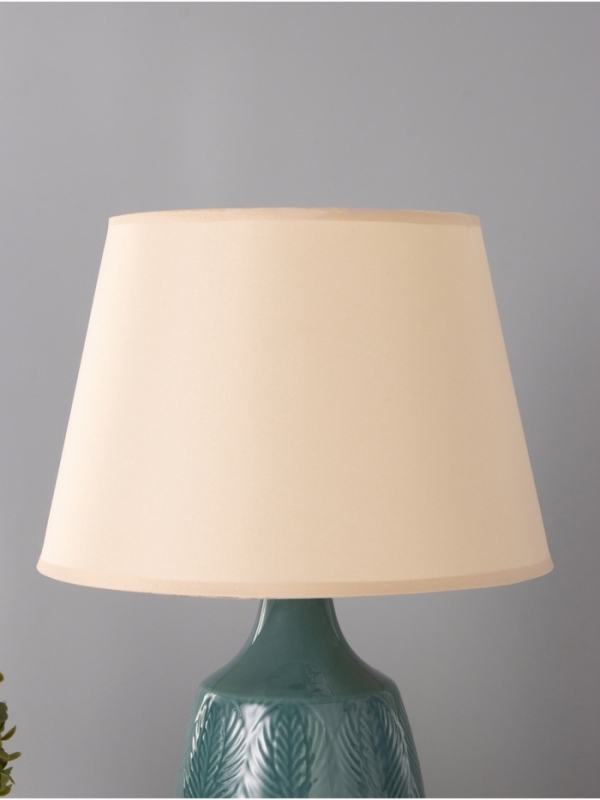 Настольная лампа "Жанин" 1х15Вт Е14 бирюзовый 28х28х42 см