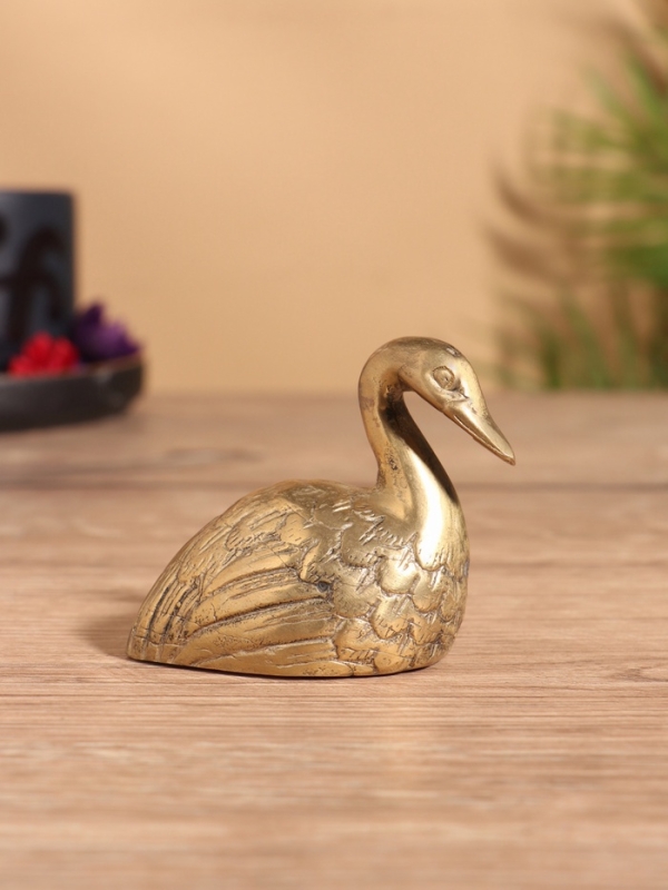 Сувенир бронза "Лебедь" 8х4х6 см