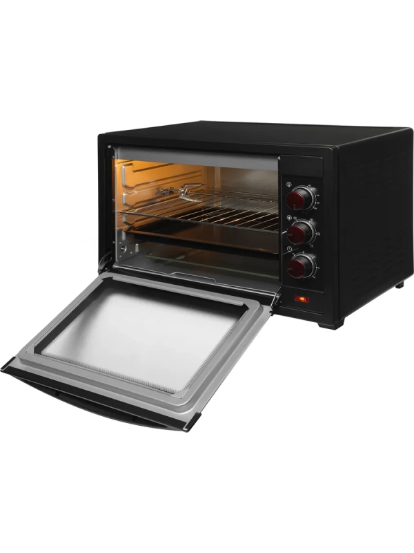 Мини-печь MIO-HY102 50л. 2000Вт черный-красный