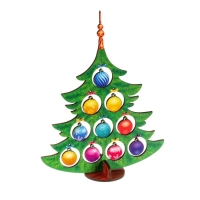 Модель из дерева &laquo;Ёлка сборная. Разноцветные шарики&raquo;