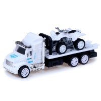 Грузовик инерционный «Эвакуатор» с квадроциклом, МИКС Грузовик инерционный «Эвакуатор» с квадроциклом, МИКС