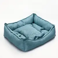 Лежанка для кошек и собак, мебельная ткань, 65 х 55 х 15 см