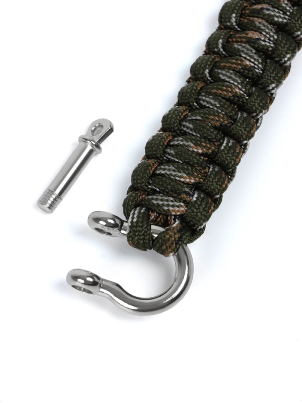 Браслет из паракорда, 25 см, лесной камуфляж