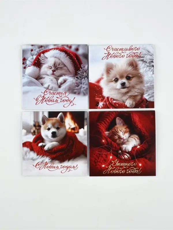 Блокнот 10х10, 16 листов МИКС "Зверята"