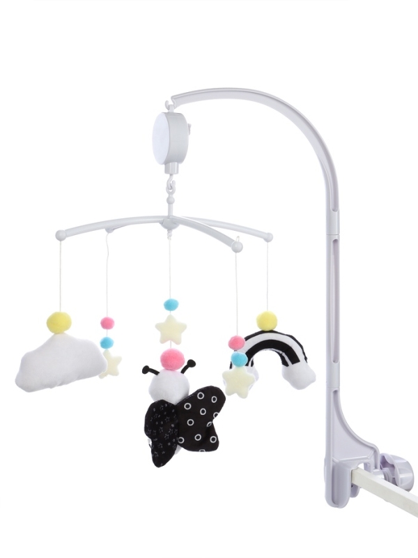 Крошка Я, мобиль "Веселая пчелка", звук, черный SL-07279B