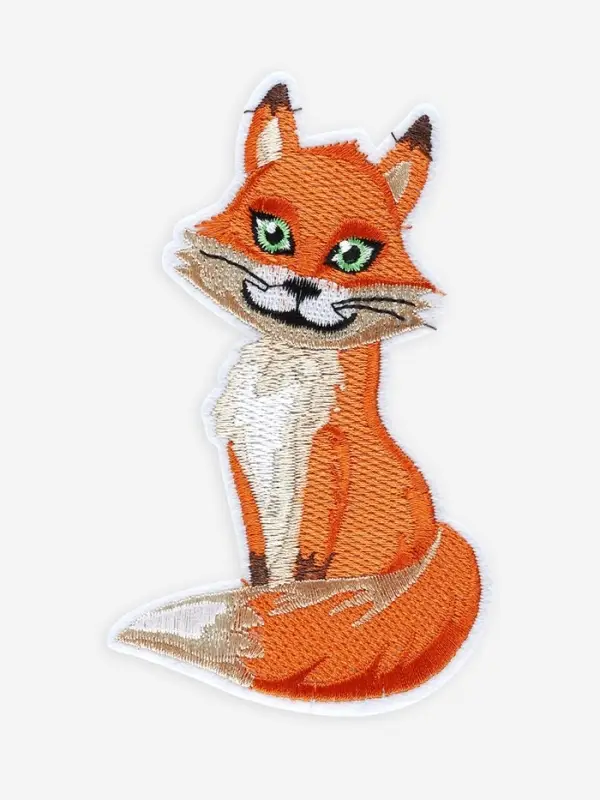 Термоаппликация &laquo;Лиса&raquo;, 7.4&times;12.3 см, оранжевая