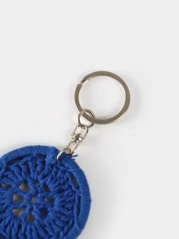 Брелок "Ловец снов" 19 см, цв. синий