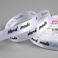 Лента атласная «Hand Made», 15 мм × 23 ± 1 м, цвет белый Лента атласная «Hand Made», 15 мм × 23 ± 1 м, цвет белый