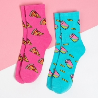 Набор женских носков KAFTAN Food 2 пары, р-р 36-39 Набор женских носков KAFTAN Food 2 пары, р-р 36-39