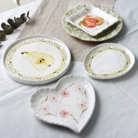 Тарелка керамическая &laquo;Летний день&raquo;, 21.5 см, цвет белый