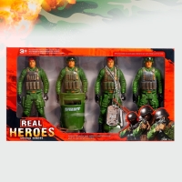 Набор солдатиков «Группа Альфа», 4 штуки Набор солдатиков «Группа Альфа», 4 штуки