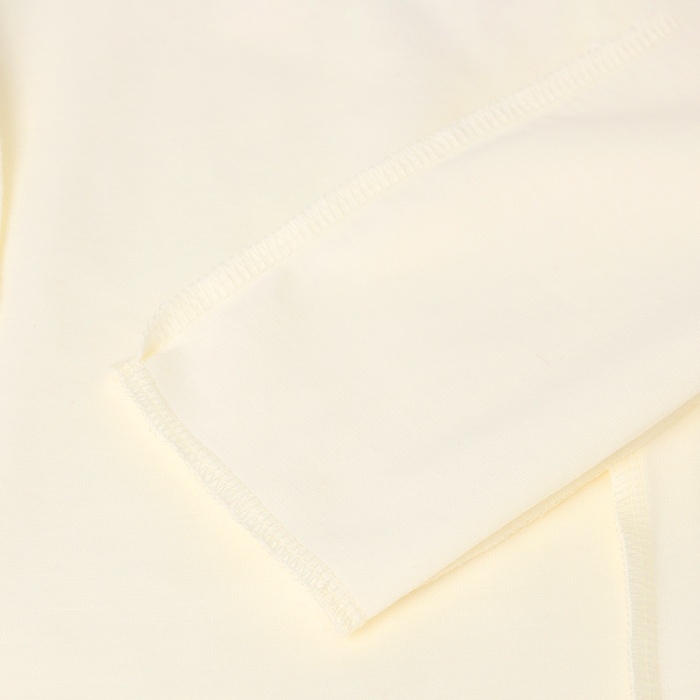 Футболка с дл. рукавом (лонгслив) MISТ, р. 46, молочный