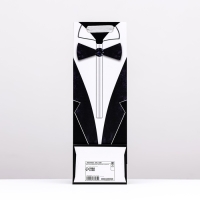 Пакет ламинированный под бутылку, 12 х 9 х 36 см