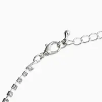 Набор 2 предмета: серьги, колье со стразами &laquo;Лёд&raquo;, d=13.5 см, белый в серебре