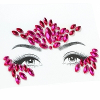 Стразы для лица &laquo;Розовые мечты&raquo;, цвет розовый, BEAUTY FOX