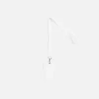 Лента для бейджа Pin, белая