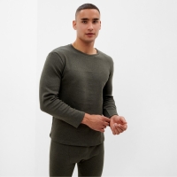 Комплект мужской термо (лонгслив, брюки) MINAKU цвет хаки, р-р 52