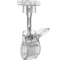 Держатель пластиковой рамки универсальный, 5,5&times;5&times;12 см, цвет прозрачный