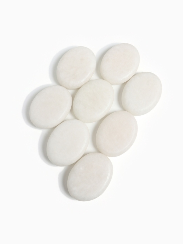 Камни для СПА 6*8 белый  8 шт