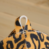 Шапка для бани "Леопард", с детским принтом Шапка для бани "Леопард", с детским принтом