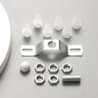 Основание для светильника "Круг-3" белый 23,5х23,5х2см