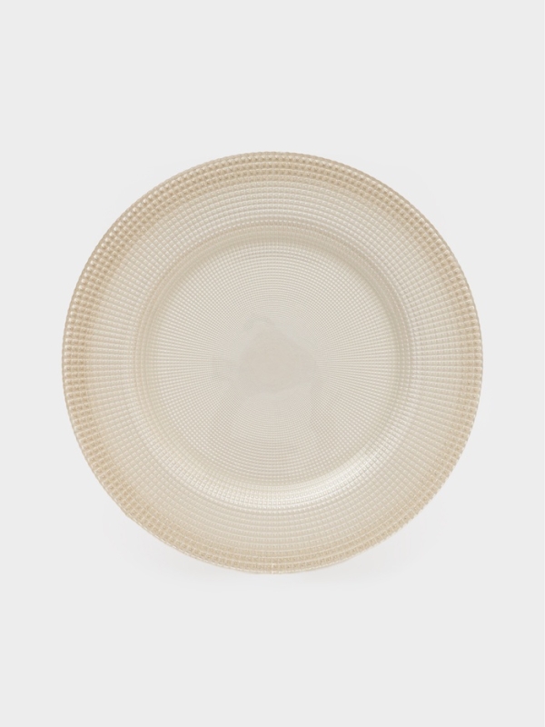 Тарелка подстановочная "Brick" 33 см, цвет белый