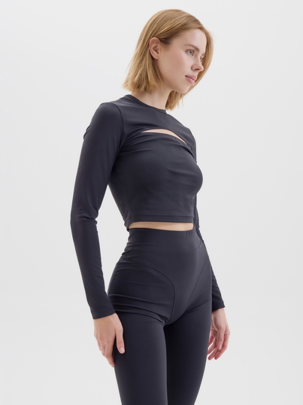 Рашгард женский MINAKU, цвет чёрный, р-р 46