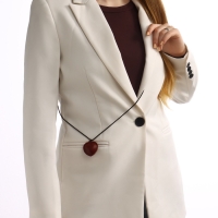 Портупея с кулоном &laquo;Сердечко&raquo; кожа, трансформер, бордовая, 150 см