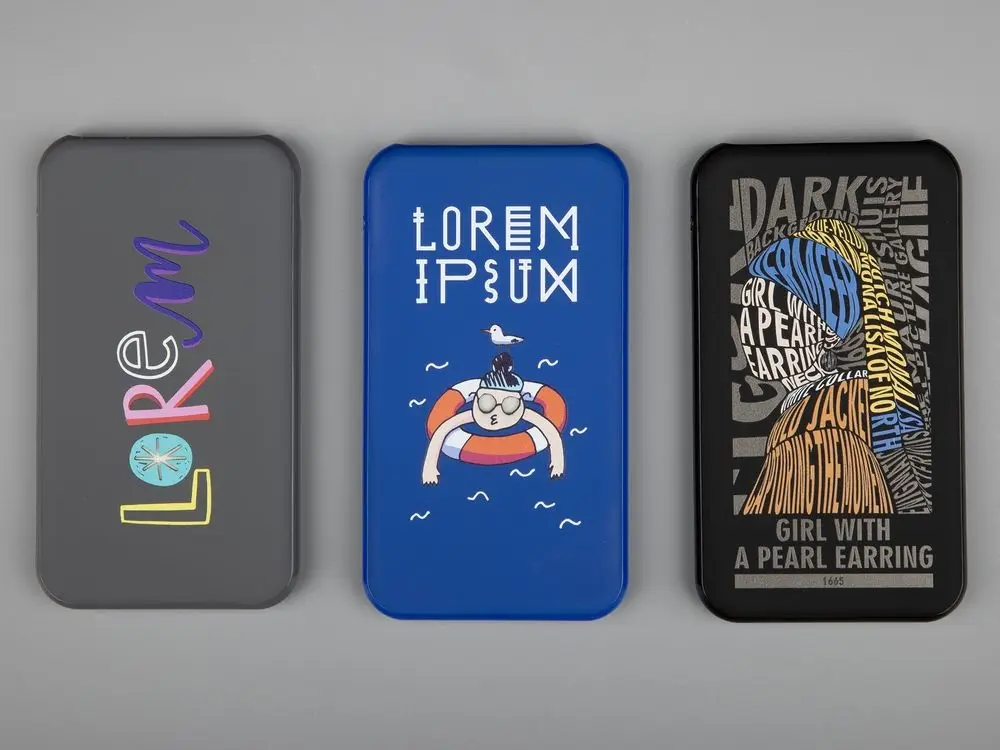 Аккумулятор Uniscend Starry с подсветкой, 5000 мАч, черный