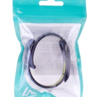 Ремешок Luazon для фитнес-браслета Mi Band 8, с перфорацией, чёрно-зелёный