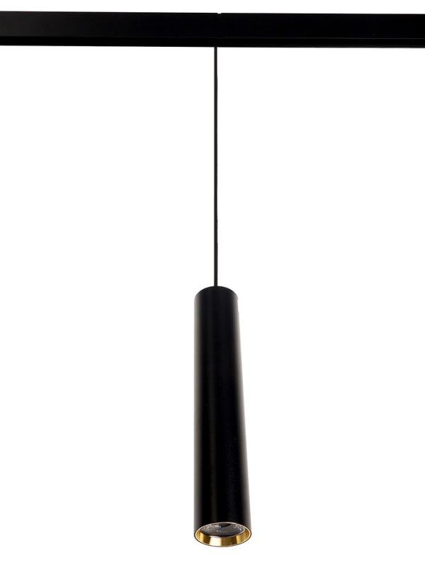 Трековый магнитный светильник, серия "Broad" LTL-065, 12 Вт, 960 Лм, 48В, 3000К, черный