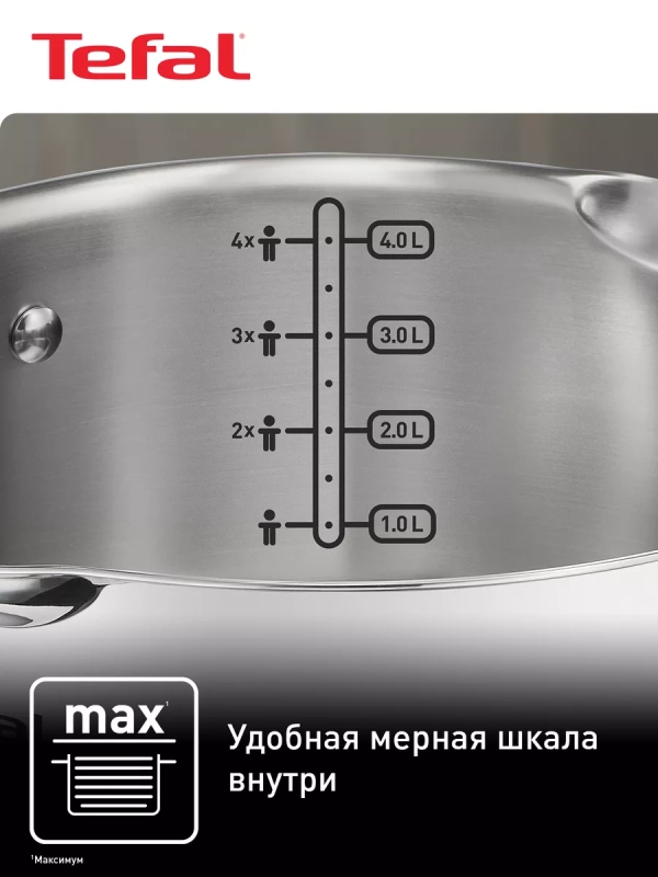 Набор посуды с крышкой Duetto+ 6 предметов, 20 24 16 см