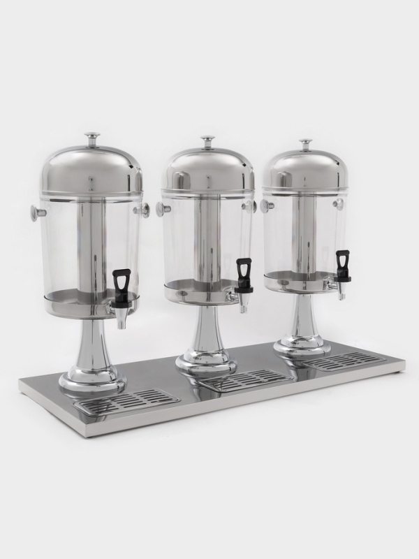 Диспенсер для напитков 3 секции по 8 л, 865х350,600 мм.