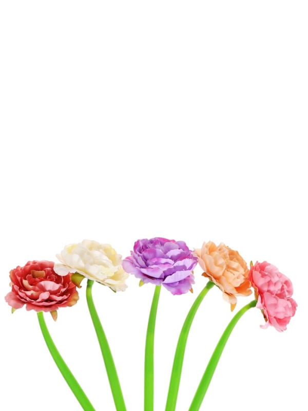 Ручка гелевая-прикол МИКС Пион МИКС  (штрихкод на штуке)