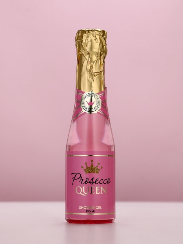 Гель для душа во флаконе шампанское Prosecco Queen, 250 мл, Новый Год