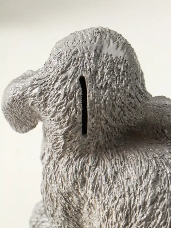 Копилка "Серый зайка" 15 см