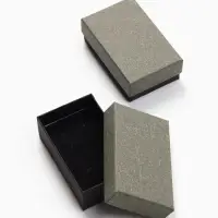 Коробочка подарочная под набор &laquo;Лофт&raquo;,5&times;8 см, серая, вставка чёрная