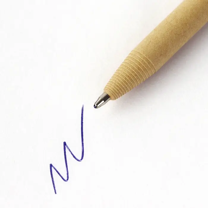 Ручка-эко, шариковая, синяя паста, 1.0 мм &laquo;Дорогому учителю&raquo;