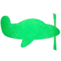 Набор для творчества. Открытки из фетра &laquo;Самолет&raquo;