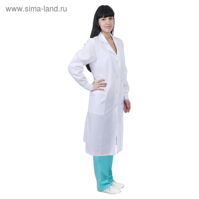 Халат женский медицинский, ГОСТ, р. 44-46, рост 158-164 см, цвет белый Халат женский медицинский, ГОСТ, р. 44-46, рост 158-164 см, цвет белый