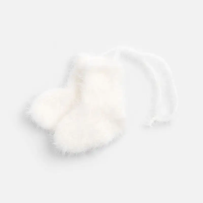 Подвеска на елку &laquo;Вьюшка&raquo;, носочки, белая