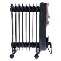 Обогреватель ENGY EN-2409 Loft, масляный, напольный, 2000 Вт, 20 м&sup2;, черный