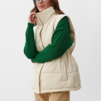 Жилет женский демисезонный MIST, размер S, молочный