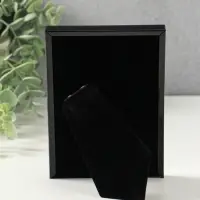 Фоторамка металл на 1 фото 10х15 см "Классик" чёрная 1,5х10,5х16 см