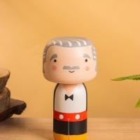 Деревянная кукла кокеши &laquo;Альфред&raquo;, 7.5&times;8&times;16 см