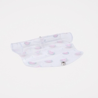 Футляр для очков на кнопке, длина 15,6 см, цвет розовый/прозрачный